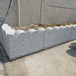 衡阳芝麻白花边石  围边石